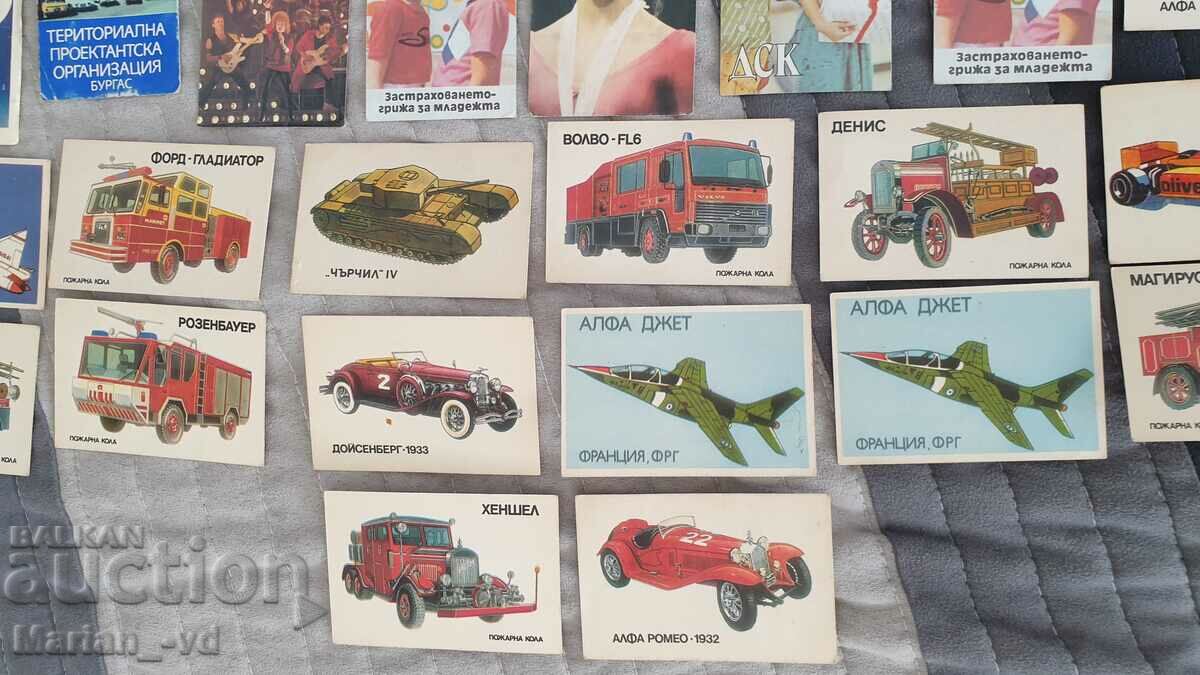 Lot of social calendars 1984-1991 - 56 pieces - 7 Lot of social calendars 1984-1991 - 56 pieces - 7