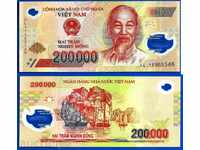 +++ 200,000 VIETNAM DONG P 123 2011 POLIMER UNC +++