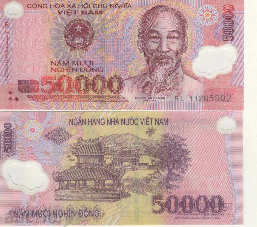 +++ VIETNAM 50000 DONGS 2009 POLYMER UNC +++