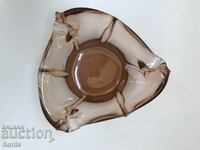 A beautiful glass ashtray