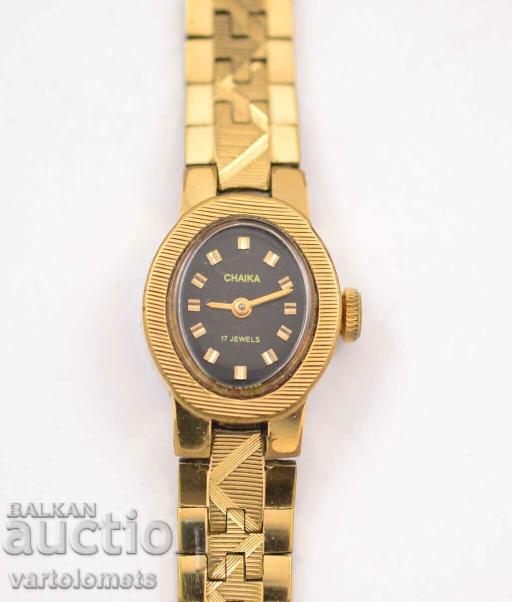 Women's watch SEAGULL USSR with gold plating - works