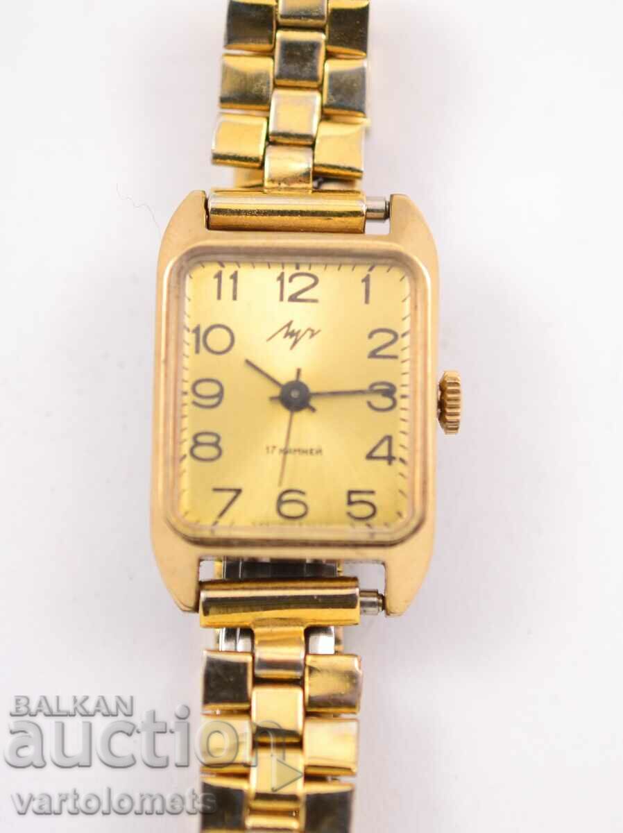 Women's RAY USSR gold-plated watch - works