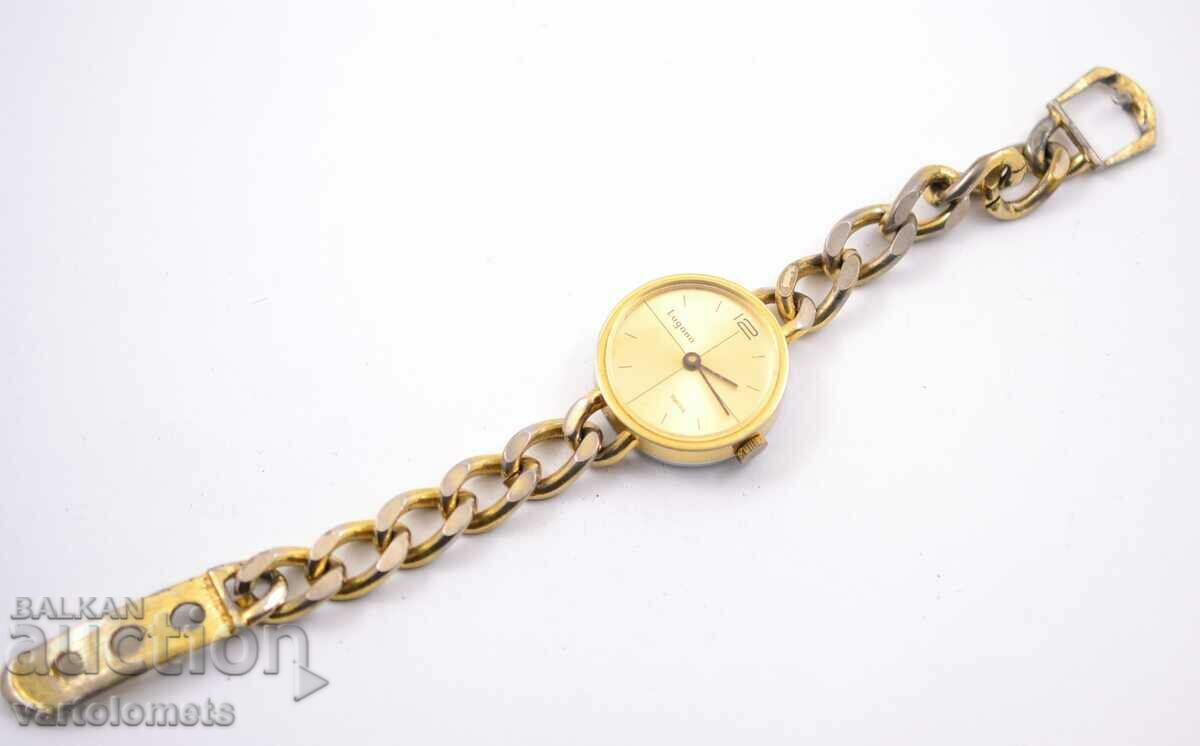 Auction Women's watch LUGANO Swiss made with the puzzle - works Auction Women's watch LUGANO Swiss made with the puzzle - works