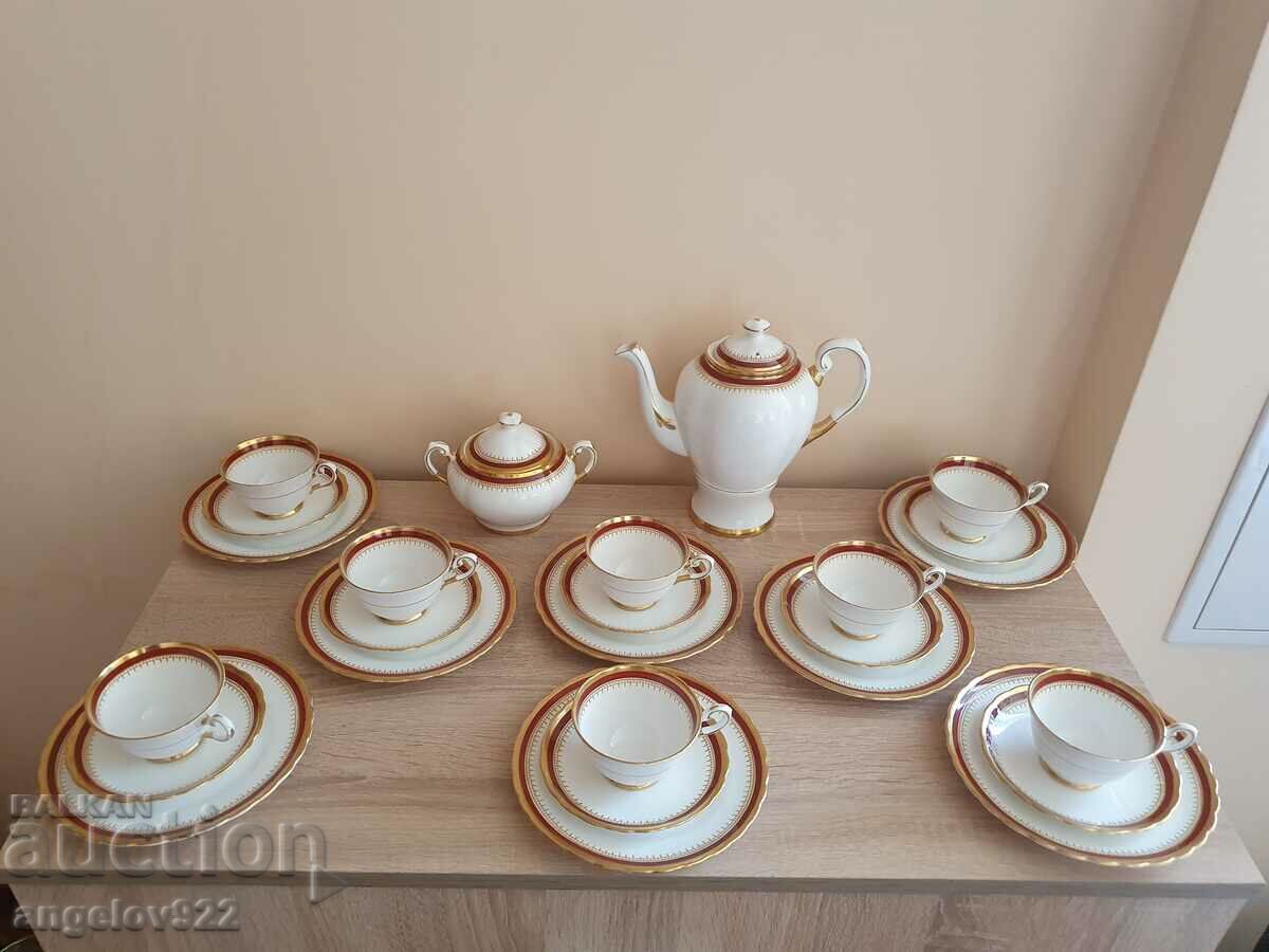 English porcelain TUSCAN coffee service