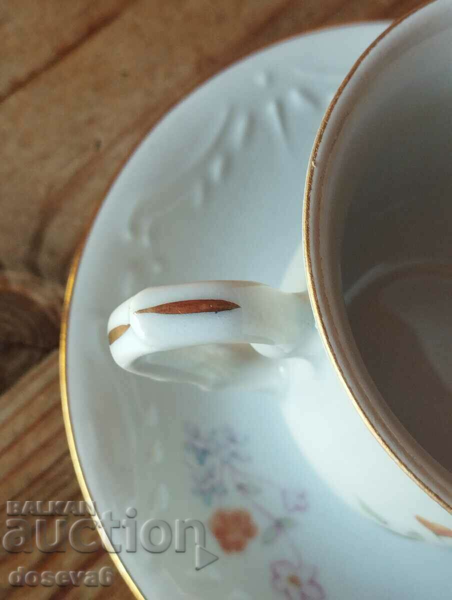A delicate espresso service with price 75.00 BGN | € 38.35