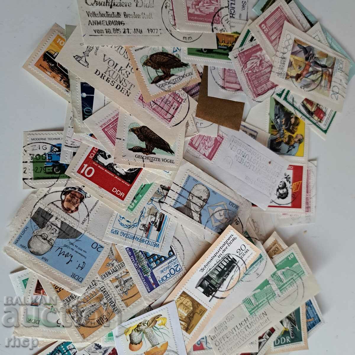 Lot of GDR East Germany stamps