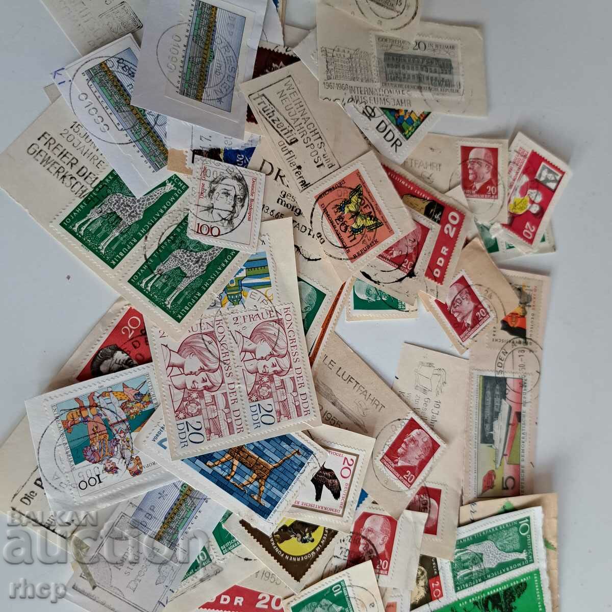 Lot of GDR East Germany stamps