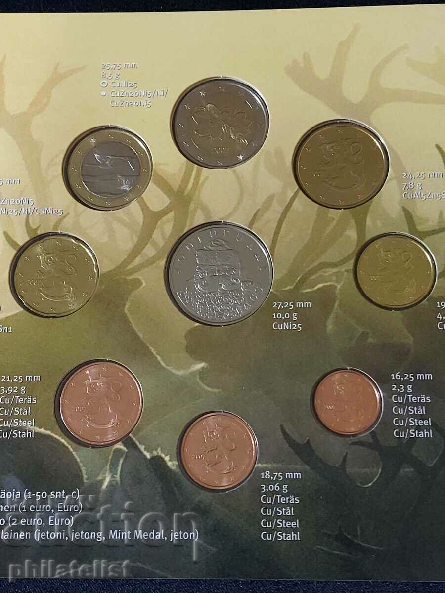Finland 2007 I -bank euro set from 1 cent to 2 euro +medal with price 60.00 BGN | € 30.68 Finland 2007 I -bank euro set from 1 cent to 2 euro +medal with price 60.00 BGN | € 30.68