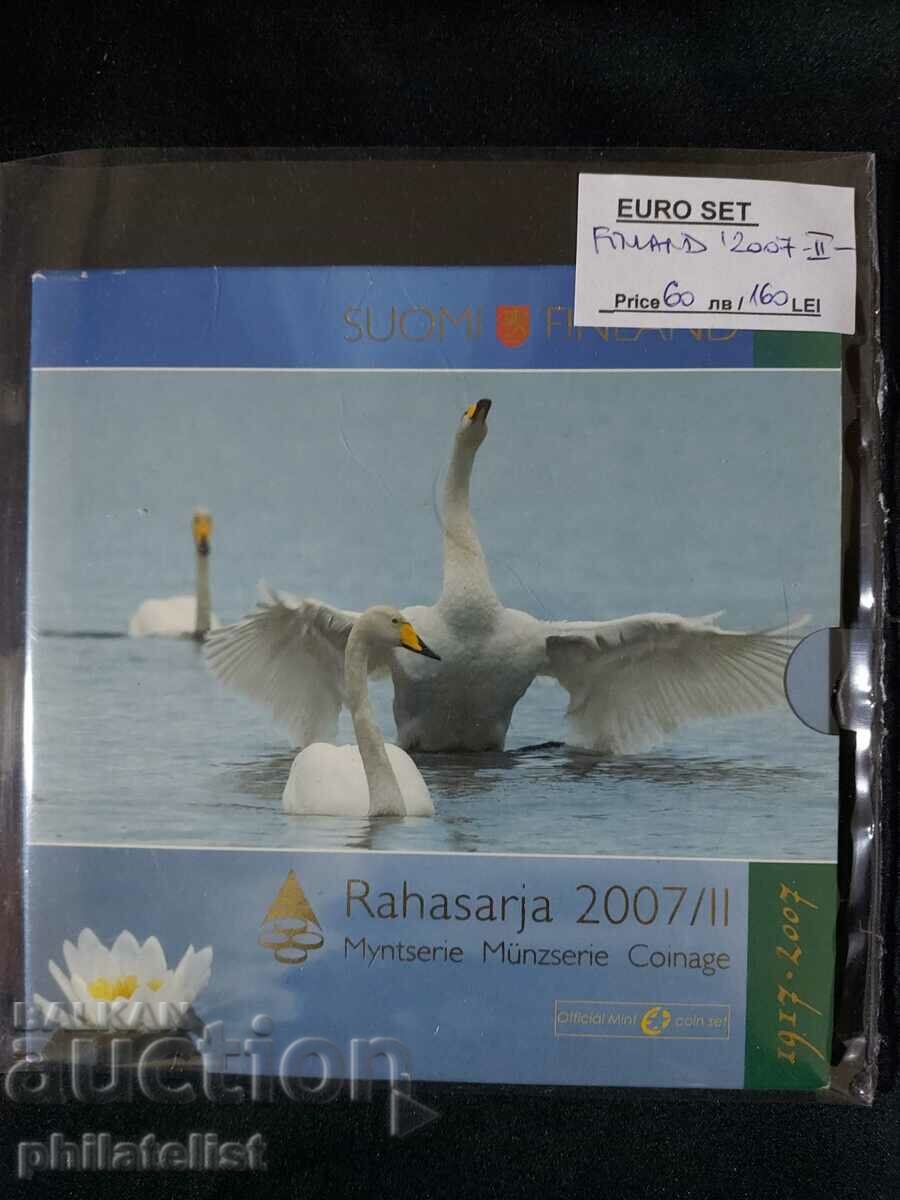 Финландия 2007 II – банков евро сет от 1 цент до 5 евро BU