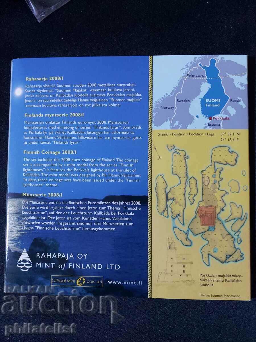 Delivery of Finland 2008 - bank euro set from 1 cent to 2 euro + medal Delivery of Finland 2008 - bank euro set from 1 cent to 2 euro + medal