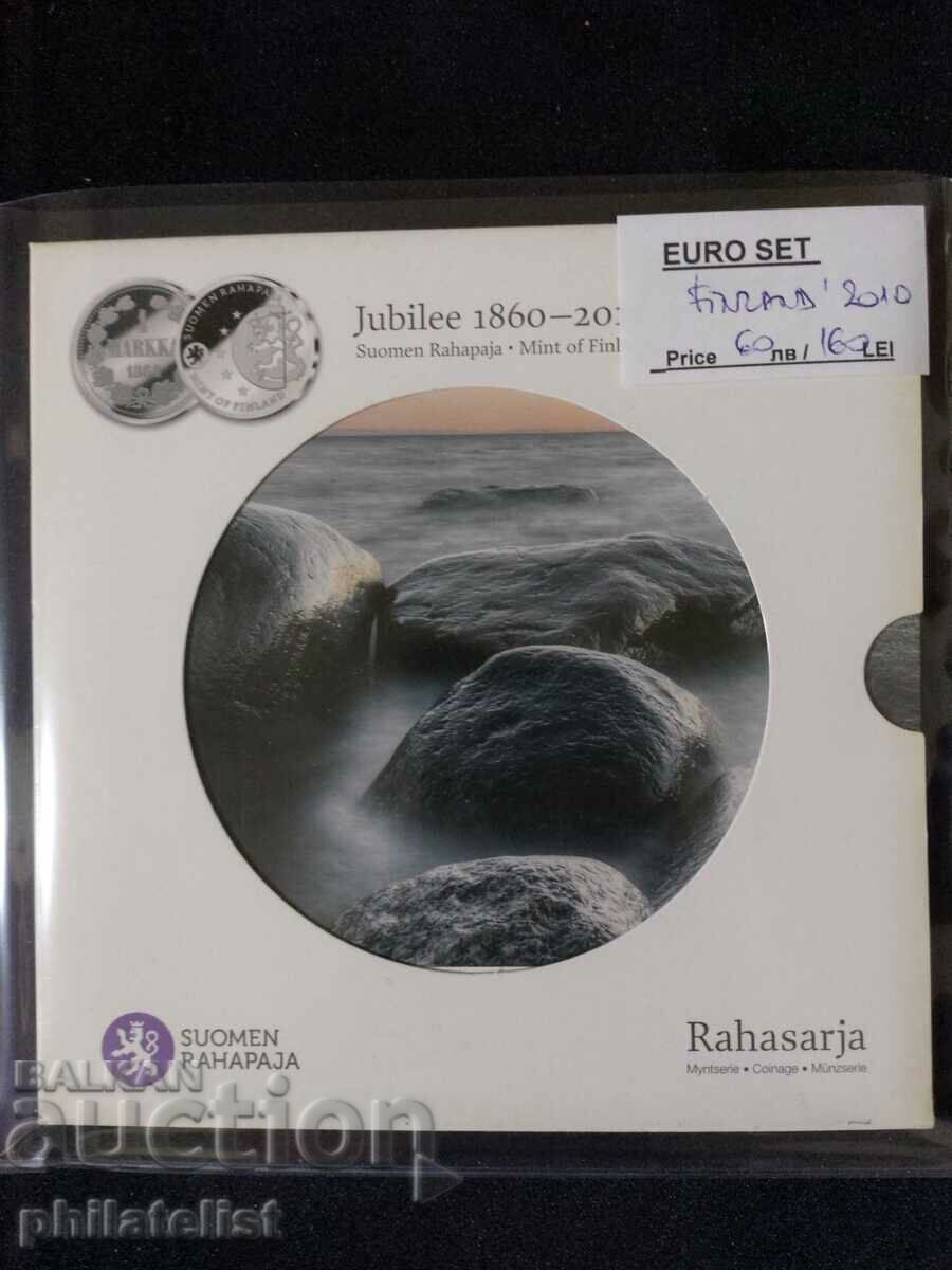 Finlanda 2010 - banca euro setată de la 1 cent la 2 euro + medalie