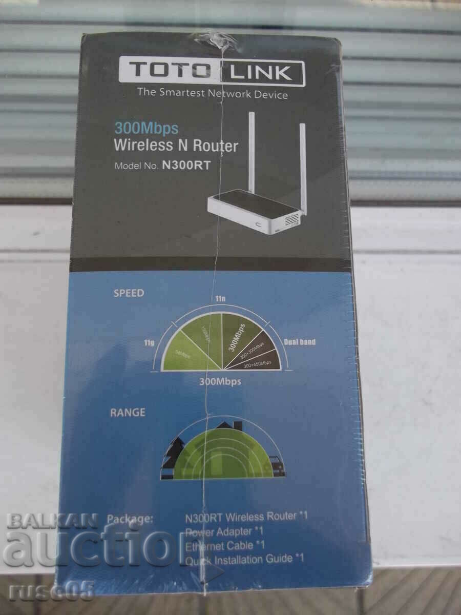 Licitație Router „TOTOLINK N300RT, 300 Mbps, 2,4 GHz (300 Mbps)” nou Licitație Router „TOTOLINK N300RT, 300 Mbps, 2,4 GHz (300 Mbps)” nou