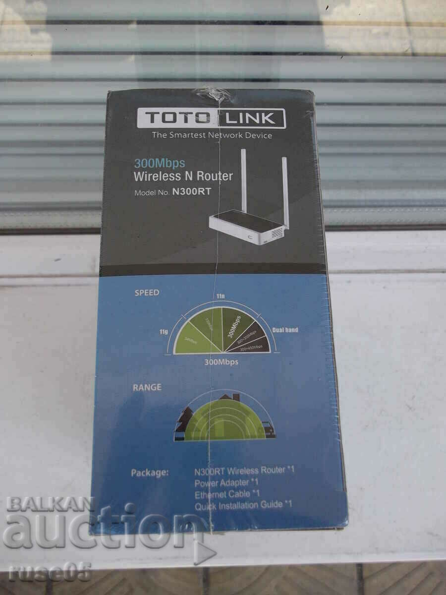 Livrarea Router „TOTOLINK N300RT, 300 Mbps, 2,4 GHz (300 Mbps)” nou Livrarea Router „TOTOLINK N300RT, 300 Mbps, 2,4 GHz (300 Mbps)” nou