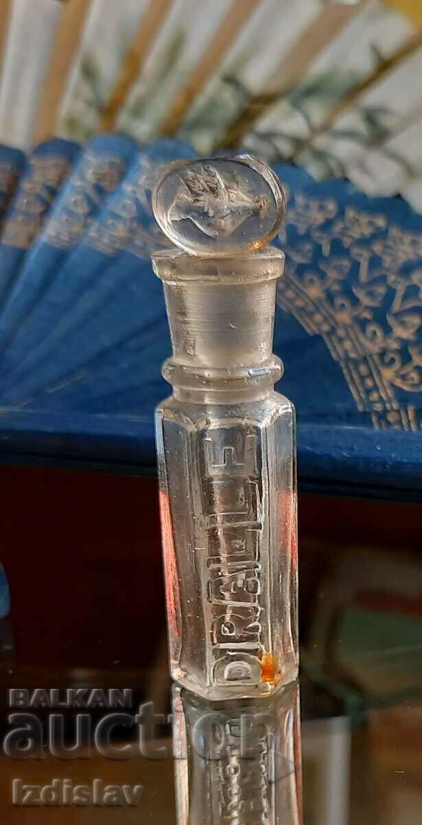 Glass perfume bottle circa 1900