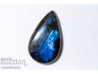 Dark Blue Labradorite 23.9ct Drop Cabochon