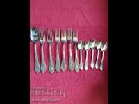 Silver plated utensils