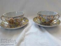 Porcelain set with LFZ gilding