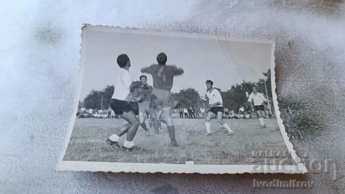 Photo Football match at a village stadium