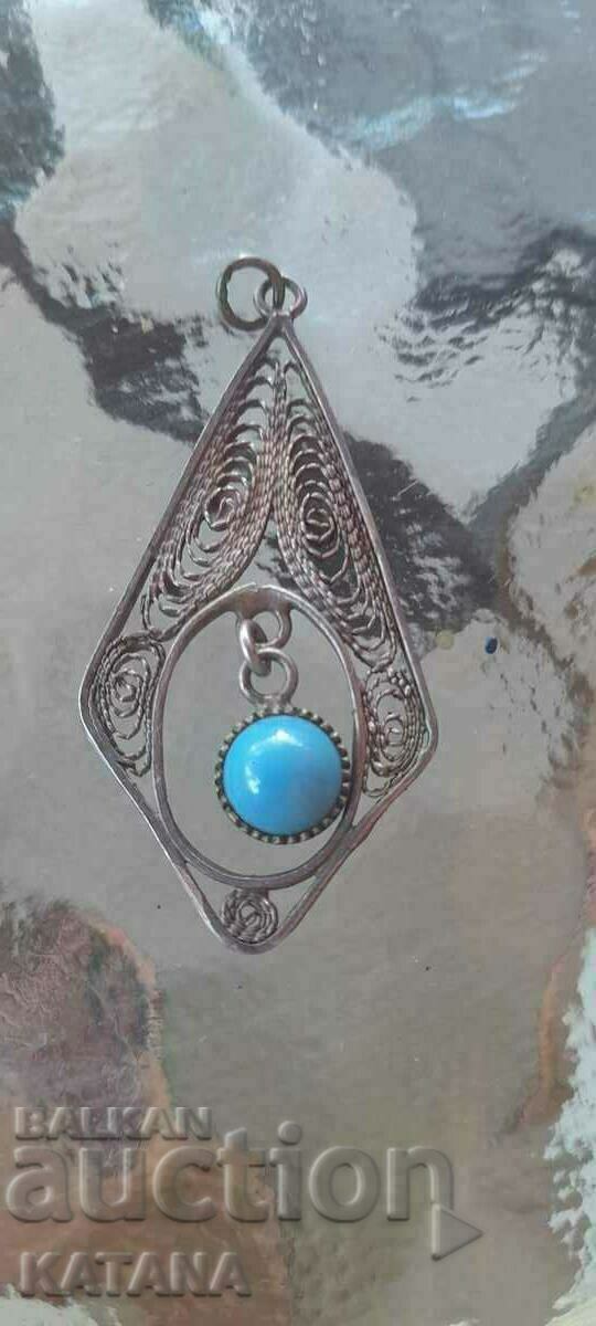 Silver pendant, filigree, silver, jewelry