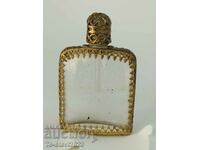 Old glass perfume bottle