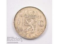 1 gulden, argint 1965 0,720, 6,5 g, ø 25 mm - Olanda