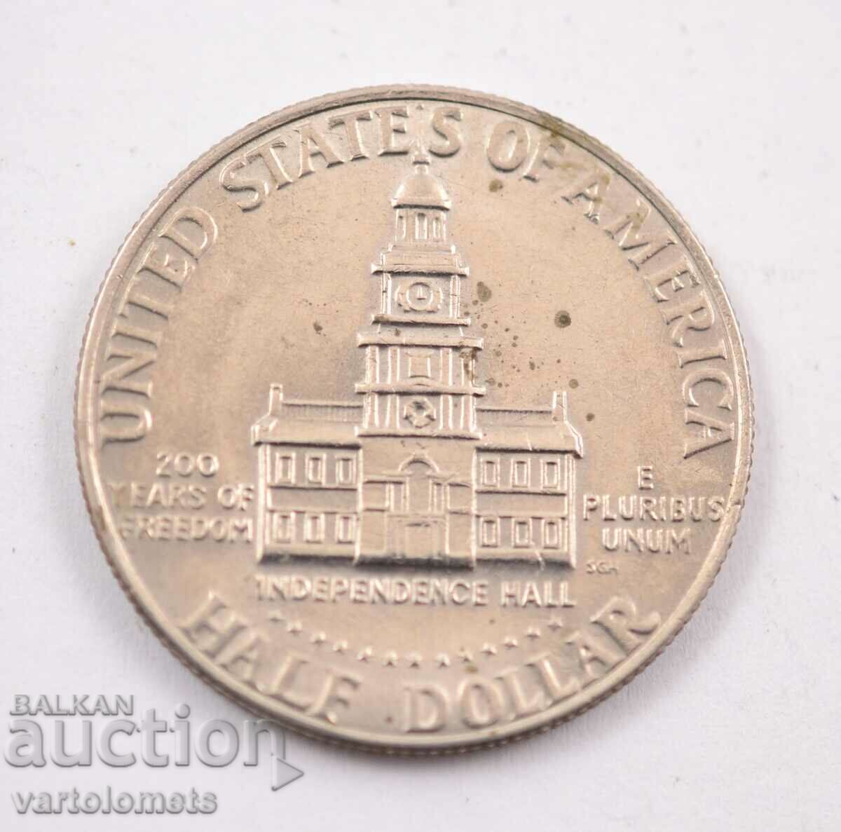 ½ dolar 1976 - SUA Kennedy Half Dollar