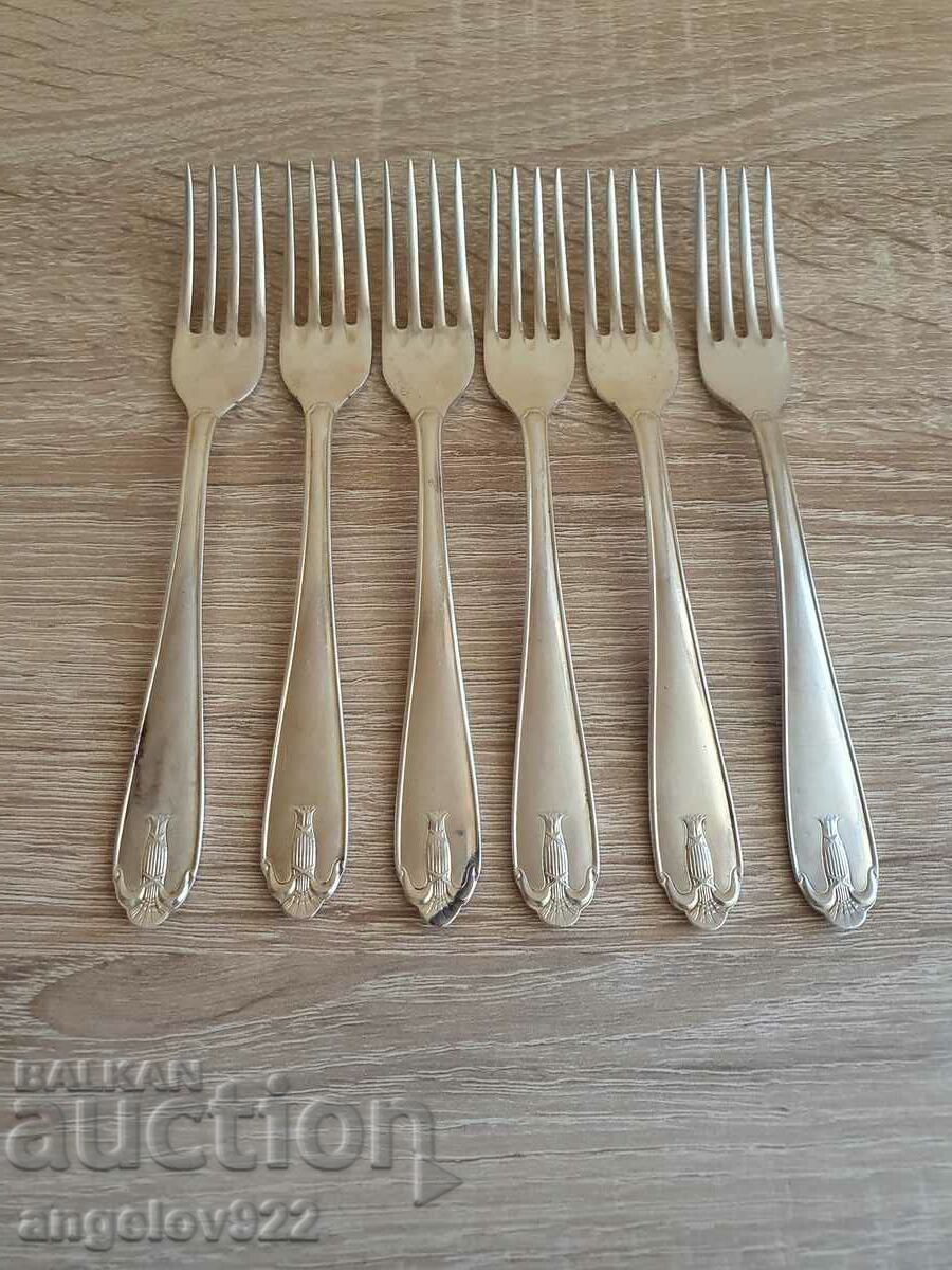 6 dessert forks GABEX NS