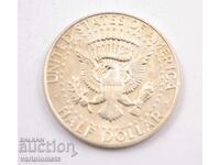½ долар  1967 - САЩ Кенеди Халф долар 11.5 гр сребро