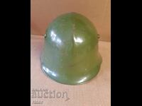 Old Bulgarian military helmet of the German model M 36. VSV