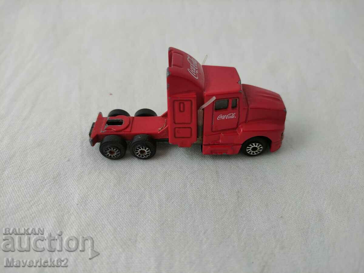 Delivery of Metal truck Coca Cola children's toy Delivery of Metal truck Coca Cola children's toy