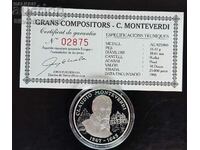Argint 10 Dinera Monteverdi 1998 Andorra