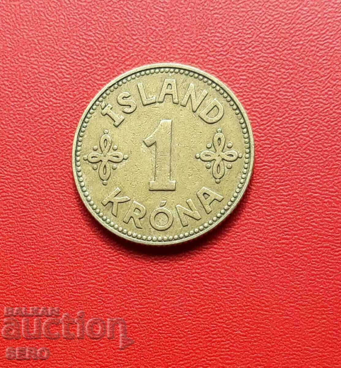 Iceland-1 kroner 1940