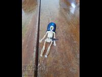 Old doll, cowboy skeleton pendant