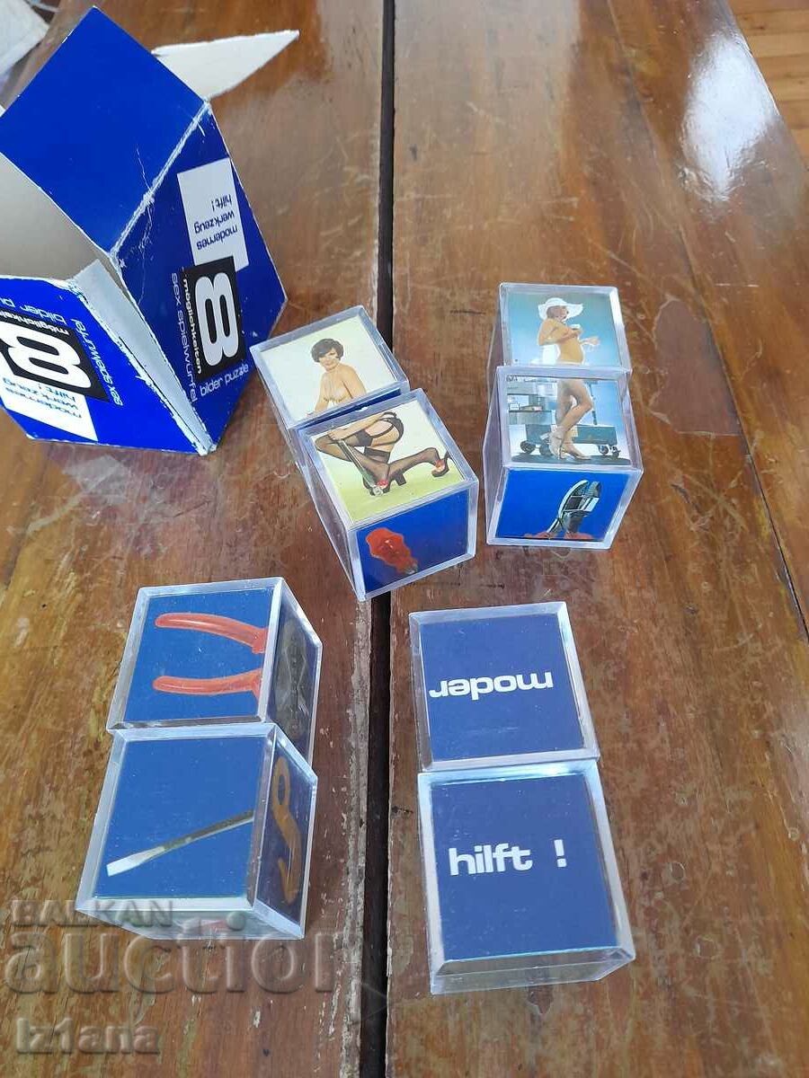 Old ad-erotic puzzle Huber - 5 Old ad-erotic puzzle Huber - 5