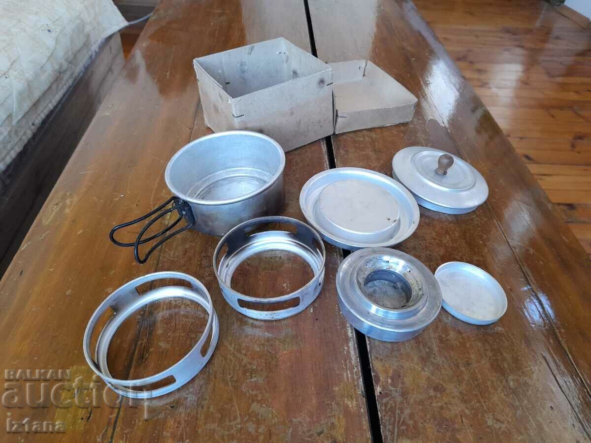 Auction  Old alcohol stove, alcohol tank