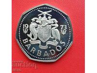 Island of Barbados-1 Dollar 1973-Matte-Gloss