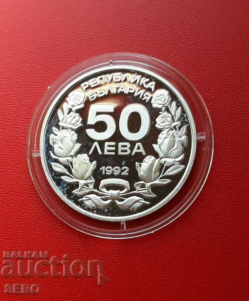 Bulgaria-50 BGN 1992-Lillihammer Winter Olympics/Norway/