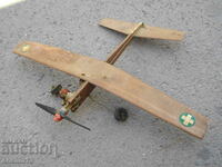 OLD AIRCRAFT WITH JENA DDR ENGINE MODEL AIRCRAFT