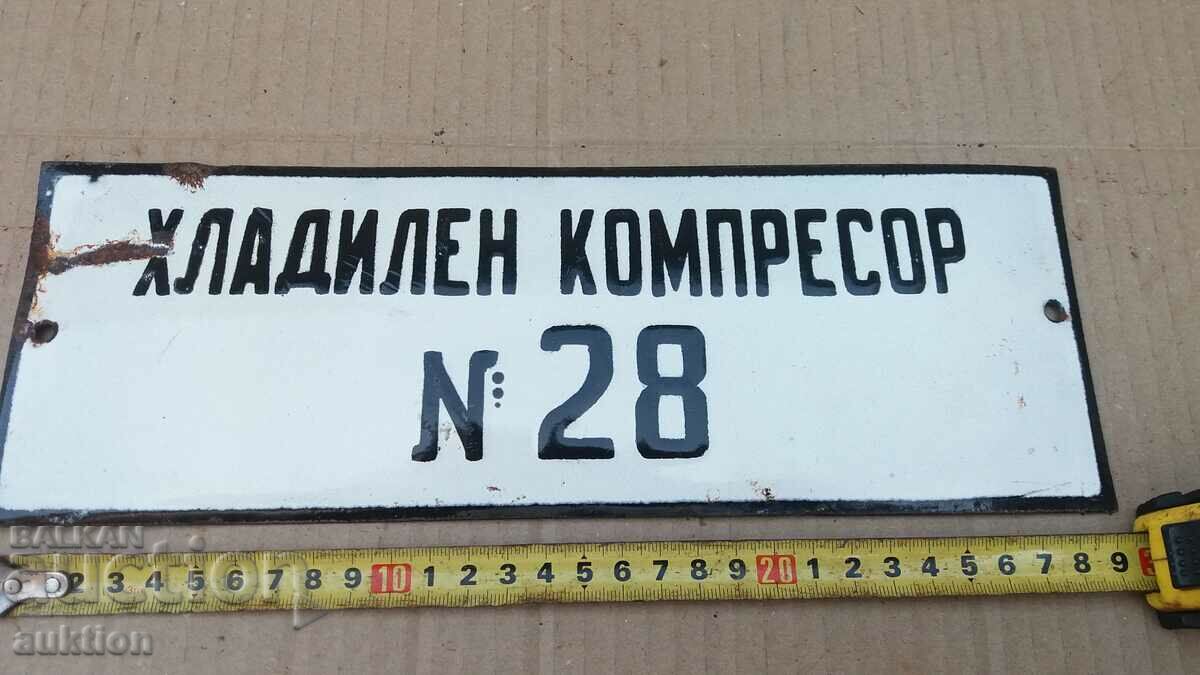 Delivery of MASSIVE SOC. ENAMEL PLATE Delivery of MASSIVE SOC. ENAMEL PLATE