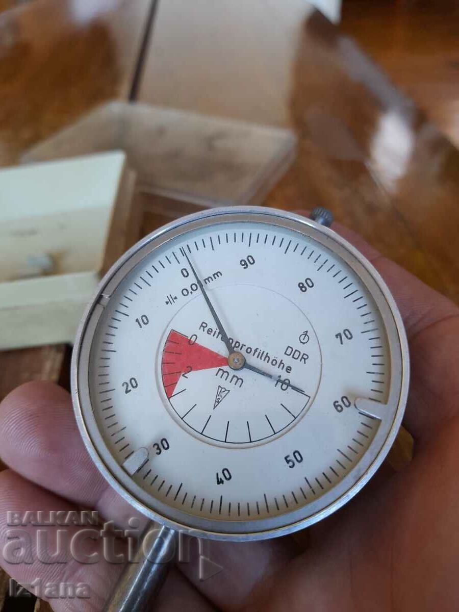 Old indicator clock, odometer - 6