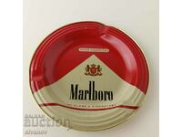 Old advertising metal Marlboro ashtray Marlboro #5629