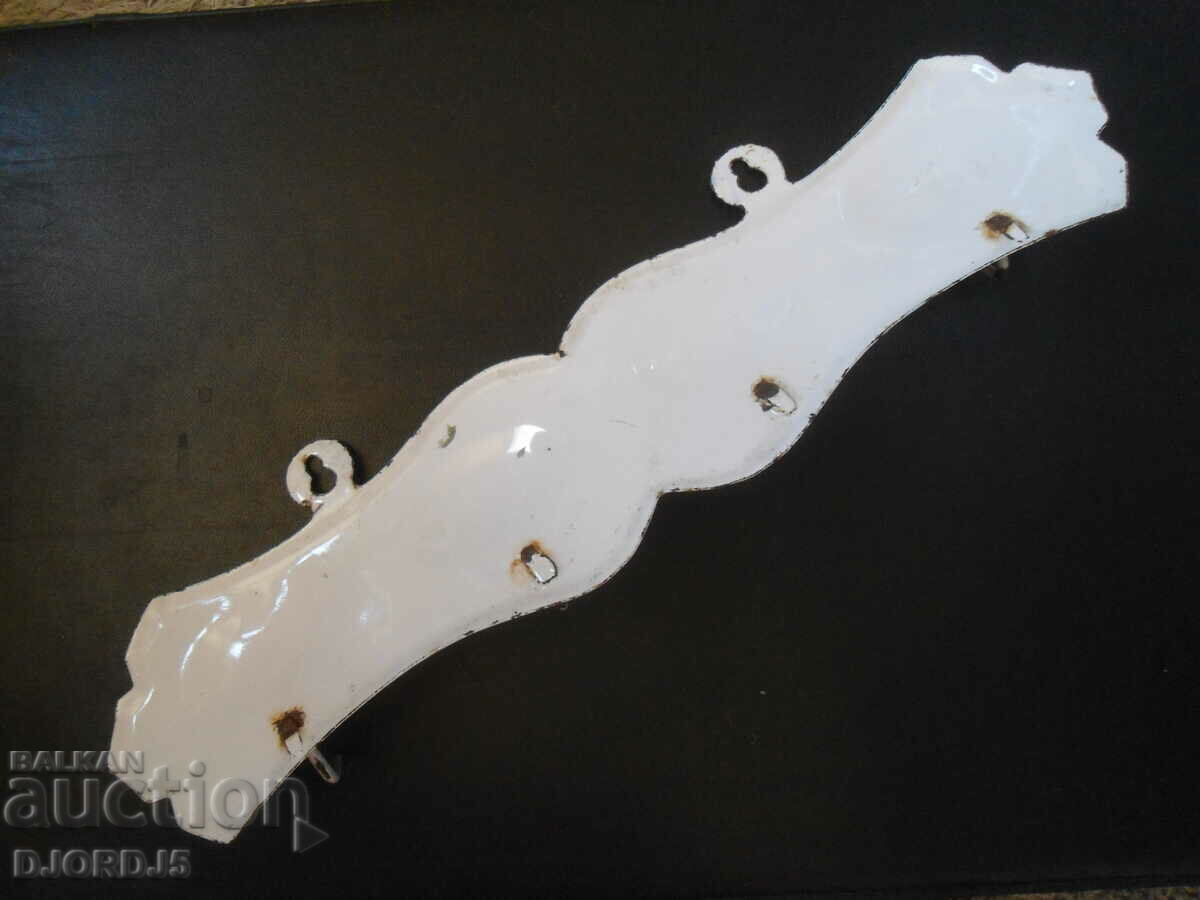 Delivery of Old enamel hanger Delivery of Old enamel hanger