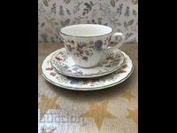 Triple tea set Churchill-STAFFORDSHIRE