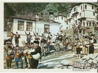 Card Bulgaria village of Shiroka laka Smolyan Ensemble*