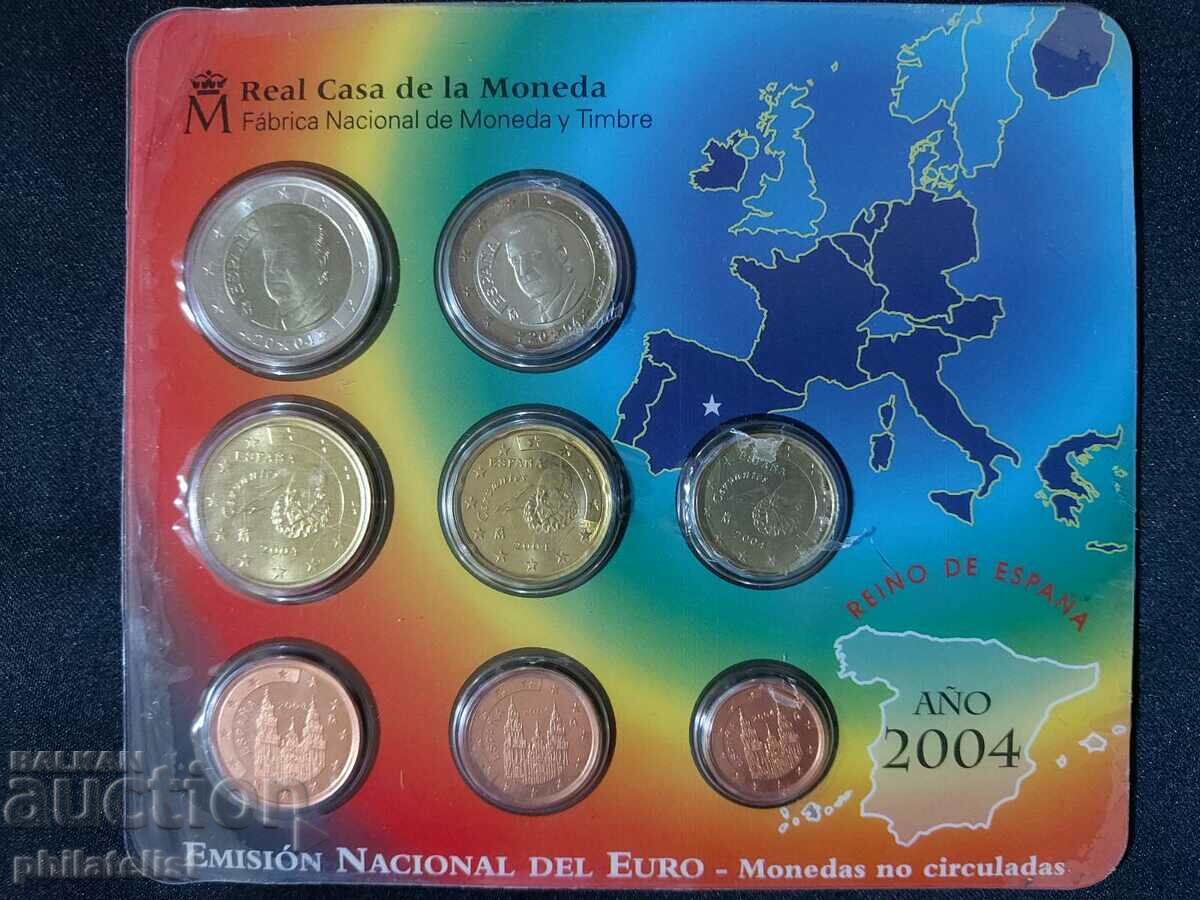 Spain 2004 -Complete bank euro set from 1 cent to 2 euros with price 59.00 BGN | € 30.17 Spain 2004 -Complete bank euro set from 1 cent to 2 euros with price 59.00 BGN | € 30.17