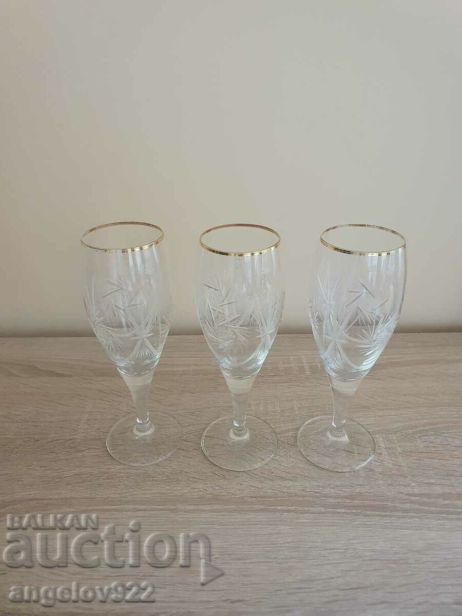 Crystal wine glasses!!!