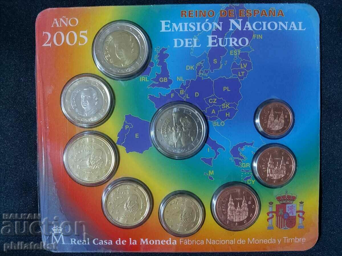 Spain 2005 -Complete bank euro set from 1 cent to 2 euros with price 60.00 BGN | € 30.68 Spain 2005 -Complete bank euro set from 1 cent to 2 euros with price 60.00 BGN | € 30.68