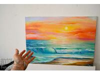 Pictura in ulei "mare" 35/50 cm