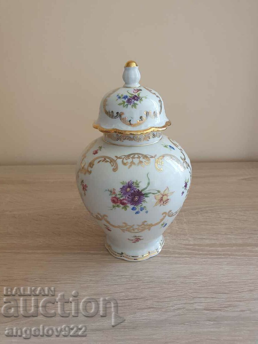 SCHERZER Bavarian porcelain vase