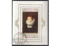 BK 2696 1 BGN block 400 years from the birth of Raphael, machine stamp